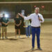 Entrega Alcalde iluminación led en campo deportivo