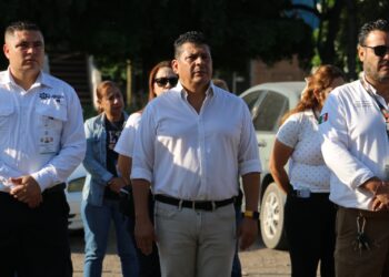 Promueve Policía Municipal Valores Y Unidad Con Lunes Cívico