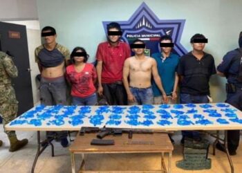SSPM Y Marina Capturan A 6 Generadores De Violencia En Cajeme Con Arma De Fuego Y Drogas
