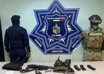 Policia Municipal Y Marina Realizan Hallazgo De Arma De Alto Poder