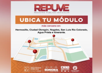 Repuve Sonora invita a propietarios de vehículos usados de procedencia extranjera a realizar tramite de regularización