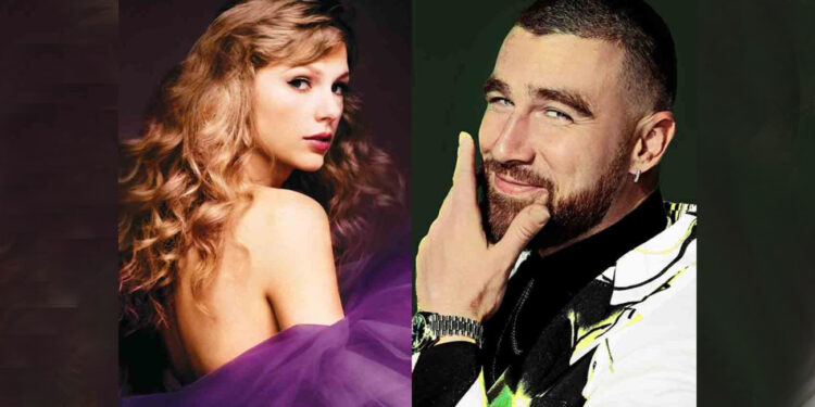 Revelan foto de Taylor Swift acurrucada junto a Travis Kelce