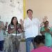 Da banderazo Elías Retes a mejora de techo de Templo en los Nachuquis