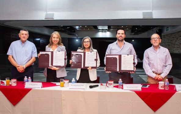 Gobierno de Sonora a través de Sedesson celebra firma de convenio con la Cámara Mexicana de la Industria de la Construcción (CMIC)