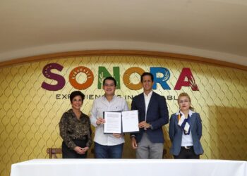 Firma convenio de colaboración el Gobierno de Sonora con la UNIVERSIDAD SANTA FÉ en  Guanajuato