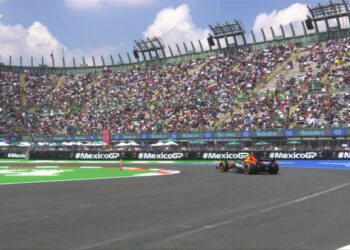 ‘Checo’, tercero en primer entrenamiento libre del GP de México