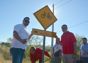 Tramo de carretera  NAVOJOA-ÁLAMOS contará con letreros  en favor de ciclistas