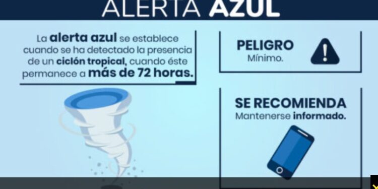 Alerta azul para municipios del sur de Sonora