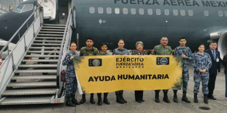 Avión de la Fuerza Aérea Mexicana llega a Tel Aviv
