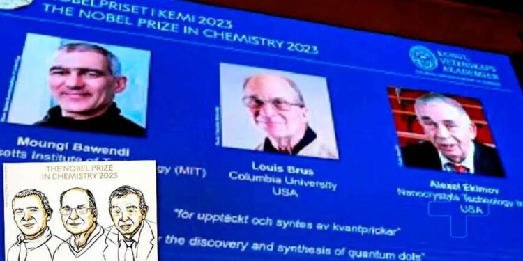 Premio Nobel de Química 2023 para Moungi G. Bawendi, Louis E. Brus y Alexei I. Ekimov