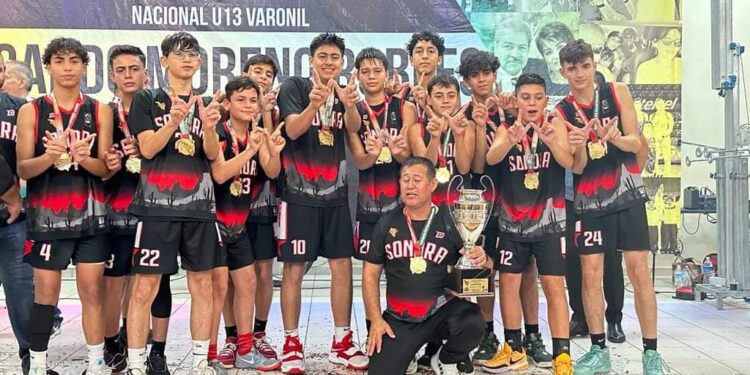 Logran nogalenses Campeonato Nacional de Basquetbol Infantil
