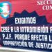 Trabajadores del Poder Judicial protestan contra eliminación de fideicomisos