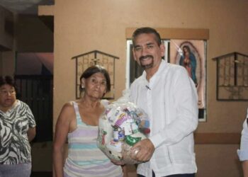 “Estamos cumpliendo un compromiso con el  FRACC. NUEVO  AMANECER”; Jesús Flores