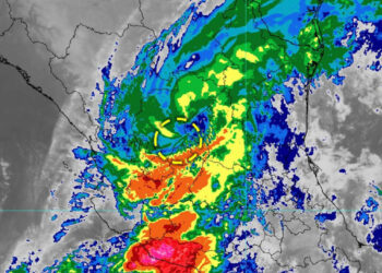 ‘Lidia’ se debilita a baja presión sobre Zacatecas; dejará lluvias en 10 estados