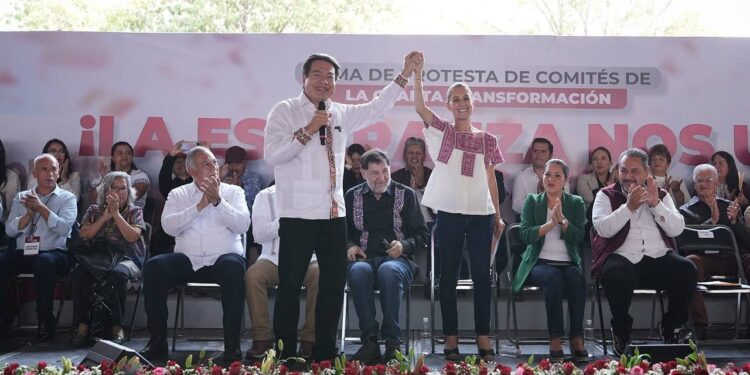 Mario Delgado llama a continuar con la formación de comités en todo el territorio nacional