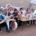 Lleva programas preventivos de la SSPM curso de piñatas a madres de familia en la valle verde