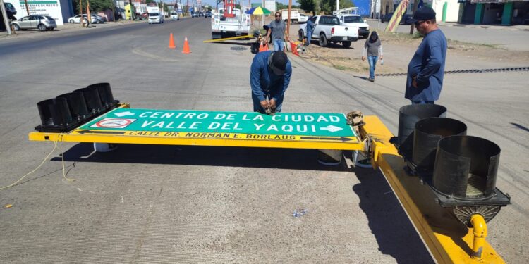 Reinstalan semáforos en crucero de la 5 de febrero y Las Palmas