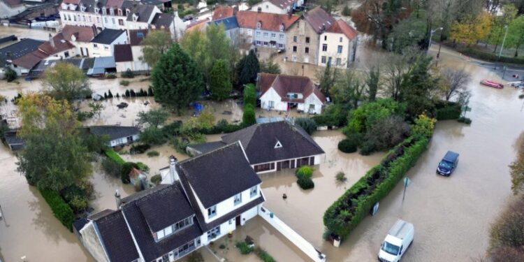 Más de 130 municipios en el norte de Francia afectados por inundaciones