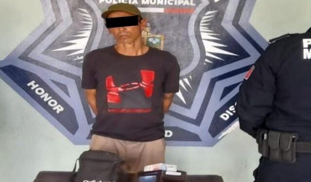 Agentes de la SSPM aprehenden a sujeto por robo a farmacia