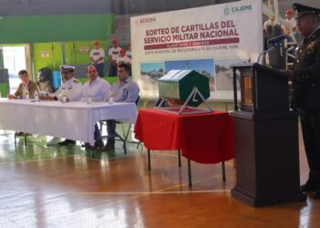 Realiza gobierno municipal sorteo del servicio militar nacional 2023