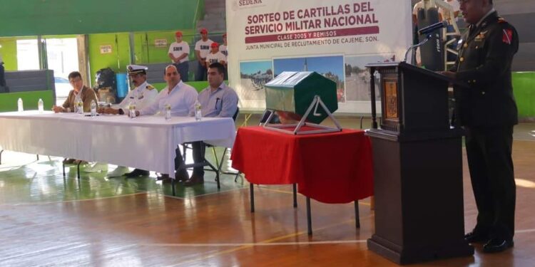 Realiza gobierno municipal sorteo del servicio militar nacional 2023
