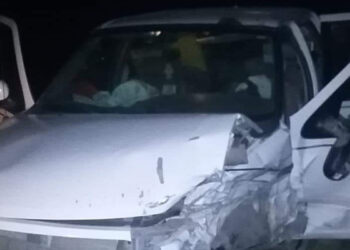 Se regista fuerte choque en la carreteras de las bocas, hay dos lesionados