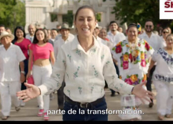 Sheinbaum lanza primer spot de precampaña; «México está renaciendo», afirma
