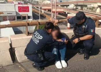 Evitar agentes de la Policía Estatal suicidio en Hermosillo