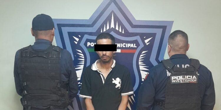 Detiene  SSPM a Hombre con dosis de cristal en la libertad