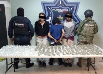 Captura la SSPM a tres en la Primero de Mayo con marihuana y cristal