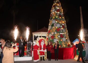 Espectacular encendido del ÁRBOL NAVIDEÑO!!