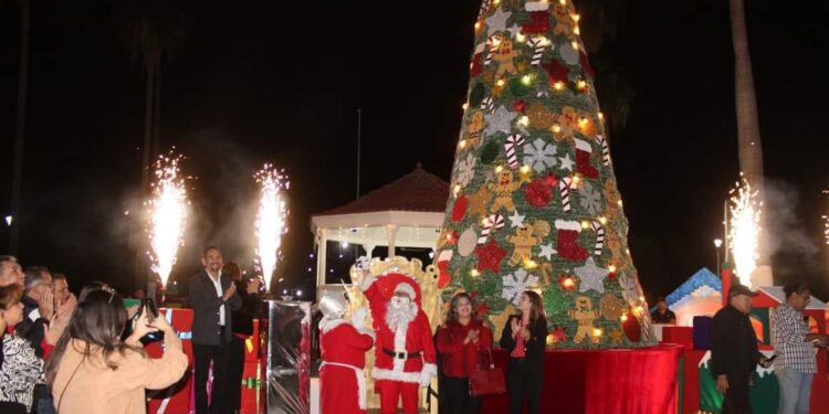 Espectacular encendido del ÁRBOL NAVIDEÑO!!