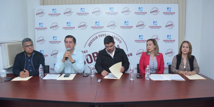 Lanza OOMAPASN campaña “JUSTICIA PARA EL ORIENTE, HAZ BORRÓN Y CUENTA NUEVA”