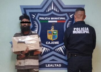 Agentes de la SSPM detienen a un hombre por portación de arma prohibida