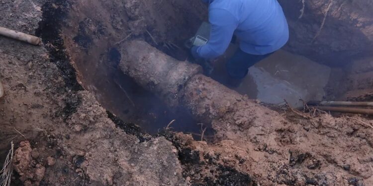 REPARA OOMAPAS FUERTE FUGA DE AGUA