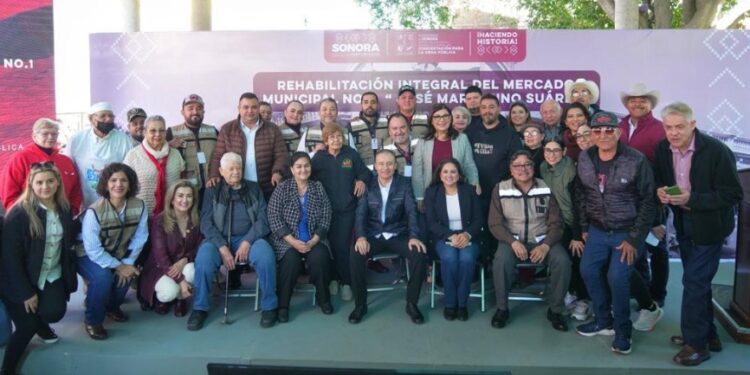 Alfonso Durazo da inicio a la rehabilitación integral del Mercado Municipal 1 de Hermosillo con inversión de 62 mdp