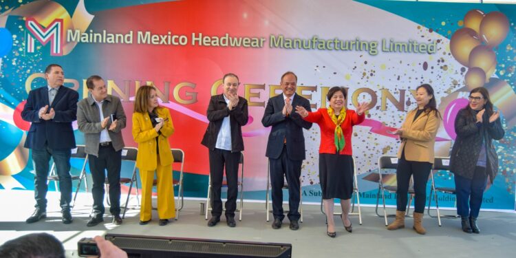 INAUGURA GOBERNADOR ALFONSO DURAZO LA PRIMERA FASE DE LA PLANTA DE LA EMPRESA MAINLAND