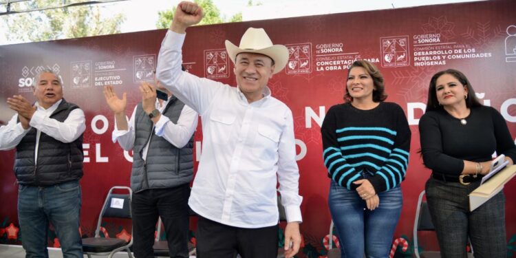 Gobernador Durazo entrega infraestructura vial y espacios públicos en beneficio de navojoenses