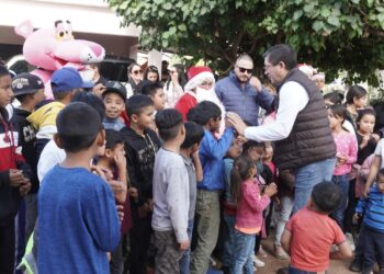 Disfrutan de alegre Posada en Hacienda Vieja  junto al alcalde Elías Retes