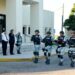 Participan elementos de Seguridad Pública y Guardia Nacional en ceremonia patria