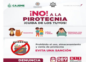 Se sancionará a quien venda, compre o use pirotecnia en Cajeme