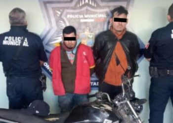 Recupera sspm un vehículo con reporte de robo y captura a dos sujetos