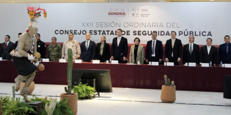 Presenta Consejo Estatal de Seguridad Pública de Sonora resultados y avances de la estrategia para la Construcción de la Paz