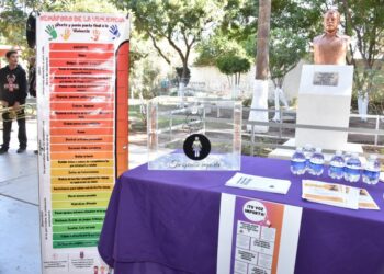 Instala Gobierno Municipal en secundaria 55, buzón para denuncias de violencia