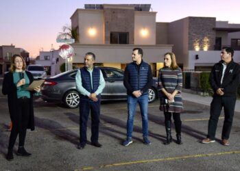 Entrega Gobierno Municipal rehabilitación de avenida Vía Lombardía