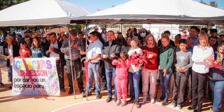 Compromiso con el Bienestar: Gobierno de Sonora Invierte 2 mdp en rehabilitación de espacios públicos en comunidad de Huatabampo