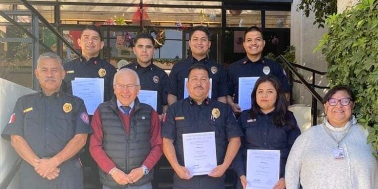 Bomberos de Navojoa siguen liderando en Sonora en técnicas de gestión de riesgo