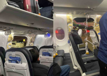 Avión de Alaska Airlines que perdió fuselaje, recibió advertencia de presurización