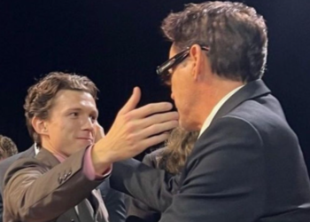 Tom Holland y Robert Downey Jr. se reencuentran en los Critics Choice Awards 2024