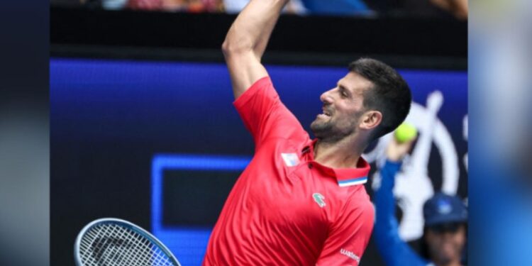 Novak Djokovic triunfa en United Cup pese a molestias en la muñeca